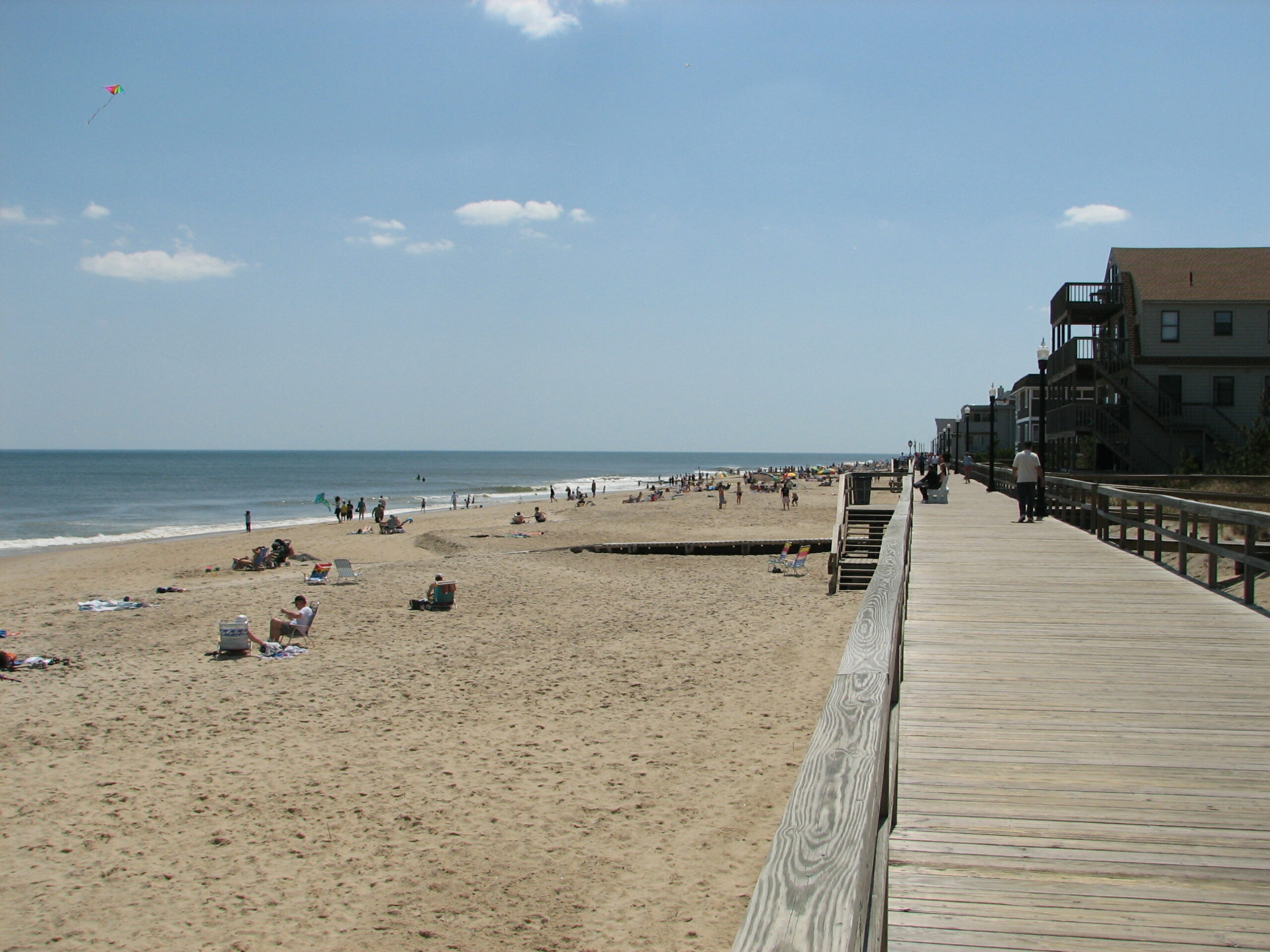 Bethany Beach during the day