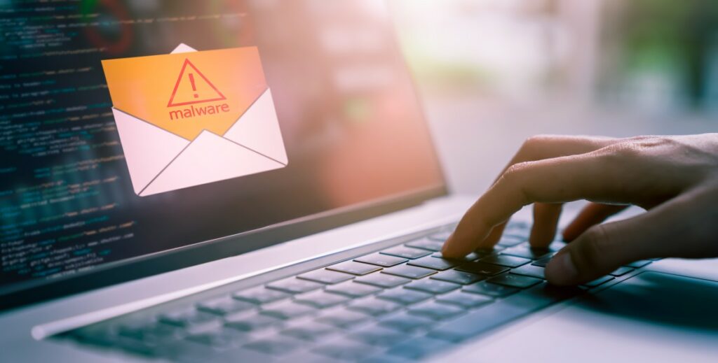 malware on company email