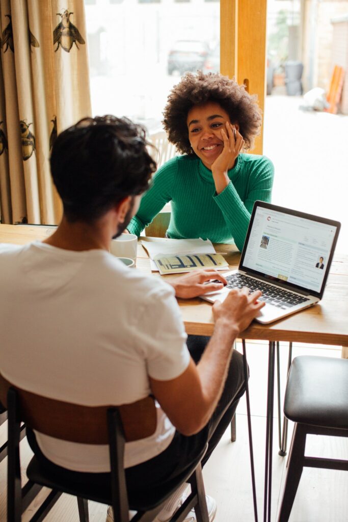 couple working remotely